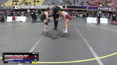 180 lbs Semis & 3rd Wb (16 Team) - Catherine McNulty, Indiana Tech vs Saiheron Preciado-Meza, University Of The Cumberlands