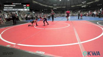55 lbs 3rd Place - Lincoln Wright, Broken Arrow Wrestling Club vs Kash Hardy, Keystone Wrestling Club