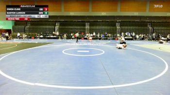 157 lbs Round Of 16 - Owen Cline, Colorado Mesa vs Easton Larson, Grand View