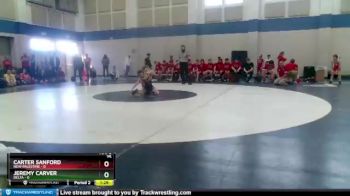 75 lbs Semis (4 Team) - Carter Sanford, New Palestine vs Jeremy Carver, Delta