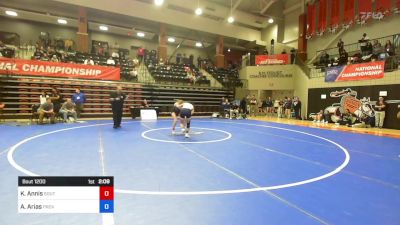 116 lbs Consi Of 8 #1 - Kaylee Annis, Southern Oregon vs Arieana Arias, Providence (Mont.)