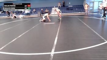 165 lbs 1st Place Match - Malachi Rider, Adams State vs Dallas Porter, Adams State