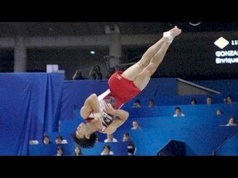 Uchimura wins Floor Championship