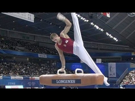 Krisztian Berki defends Pommel Horse Title