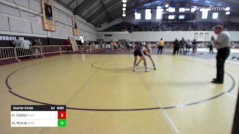 157 lbs Quarterfinal - Harrison Gocke, Chadron State vs Nathan Moore, Northern Colorado-UNA