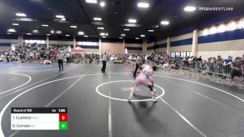 120 lbs Round Of 128 - Trevor Ouellette, MatCats vs Damon Estrada, Silverback WC