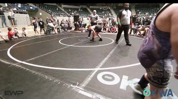 130 lbs Rr Rnd 2 - Harbor Hicks, Oklahoma Strong-Blue 9U vs Tommy Lollis, MOJO Mulisha 9U