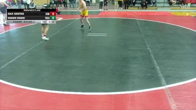 165 lbs Champ. Round 2 - Ender Rider, Fort Hays State vs Dax Gentes, University Of Central Missouri