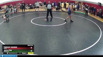 175 lbs Champ. Round 1 - Seth Iten, Holtville vs Tamijay Hearns, Basic