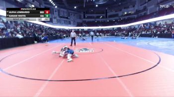 114 lbs Cons. Round 3 - Alivia Lombardo, Middleton vs Kanani Watts, Eagle
