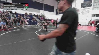 105 lbs Semifinal - Malia Quirante, Unattached vs Valeria Rodriguez, SoCal Hammers