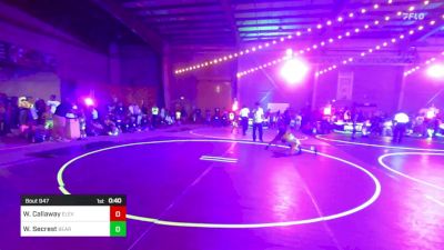 81 lbs Consolation - Wyatt Callaway, Elevate Wrestling Academy vs Wyatt Secrest, Bear Cave WC