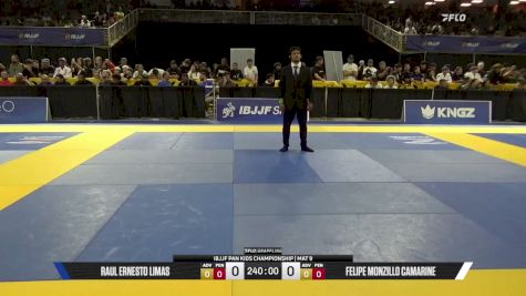 Raul Ernesto Limas vs Felipe Monzillo Camarine 2026 Pan Kids Jiu-Jitsu IBJJF Championship