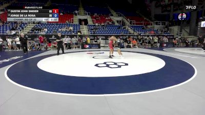 120 lbs Champ. Rd Of 32 - Dustin John Snider, CO vs Jorge De La Rosa, OR