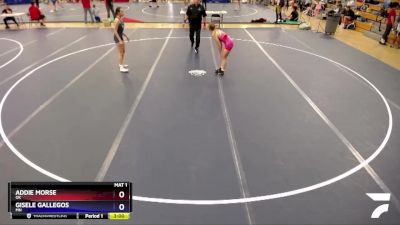 110 lbs Round 2 - Addie Morse, OK vs Gisele Gallegos, MN