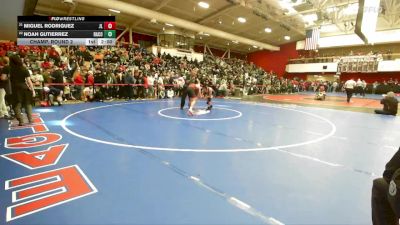 128 lbs Champ. Round 2 - Miguel Rodriguez, James Logan vs Noah Gutierrez, Rancho Cotate