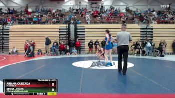 125 lbs Quarterfinal - Ariana Quezada, Plainfield vs Emma Jones, Cowan Wrestling Club