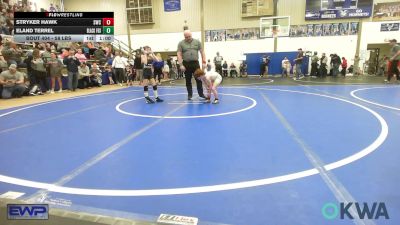 58 lbs Round Of 16 - Stryker Hawk, Salina Wrestling Club vs Eland Terrel, Black Fox Wrestling Club