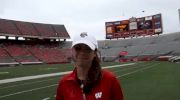 Caitlin Comfort of Wisconsin - steady improvements