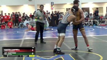 141 lbs Cons. Semi - Hunter Campbell, Averett University vs Art Martinez, Case Western