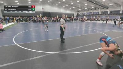 120 lbs Cons. Rd Of 32 - Lauren Watson, Moen Wrestling Academy vs Jayva Gomez, DC Elite