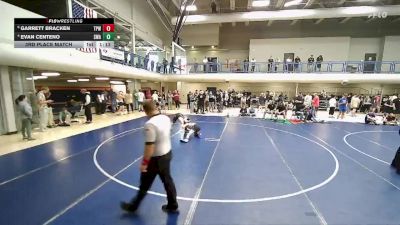 113 lbs 3rd Place Match - Garrett Bracken, Team Prestige Wrestling vs Evan Centeno, Sanderson Wrestling Academy
