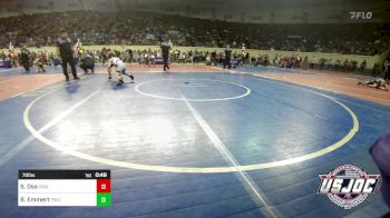 70 lbs Quarterfinal - Sutter Oss, Oklahoma Wrestling Academy vs Boston Emmert, Piedmont