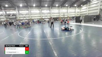 132 lbs 5th Place Match - Gavyn Gappmayer, Brighton Wrestling Club vs Caleb Christensen, Stinger Wrestling