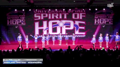 Maryland Twisters - Sidewinders [2026 L1 Youth - Small Day 1] 2026 Spirit of Hope Grand Nationals