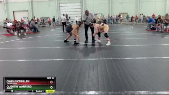 157 lbs Champ. Round 1 - Quentin Warford, Primus vs Owen McMullen, Young Guns