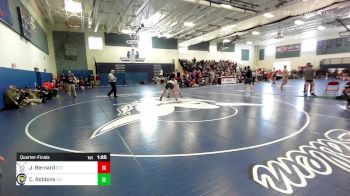 170 lbs Quarterfinal - Joe Bernard, Exeter vs Chris Robbins, Conval