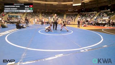 61 lbs Consi Of 16 #2 - Christopher Sund, Black Fox Wrestling Club vs Legend Ramsey, Del City Little League Wrestling