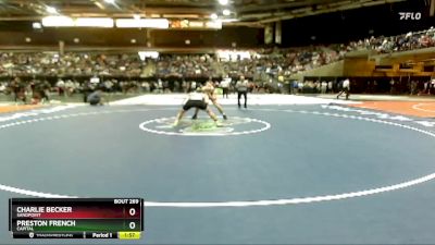 175 lbs Champ. Round 1 - Preston French, Capital vs Charlie Becker, Sandpoint