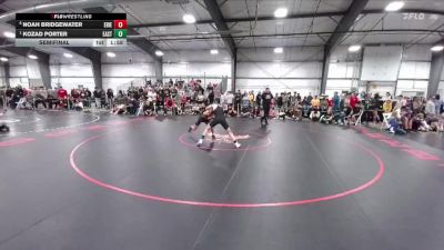 138 lbs Semifinal - Kozad Porter, Cheyenne East vs Noah Bridgewater, Erie