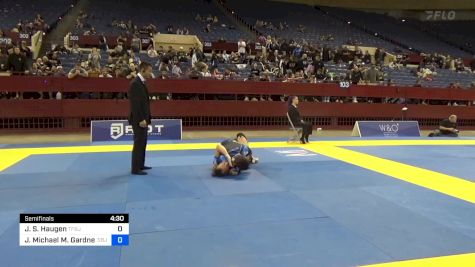 Jacob S. Haugen vs Jordan Michael M. Gardner 2024 Pan IBJJF Jiu-Jitsu No-Gi Championship