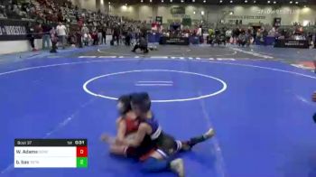 37 lbs Final - Wesley Adams, Salem Elite Mat Club vs Braxson Bas, Topeka Blue Thunder