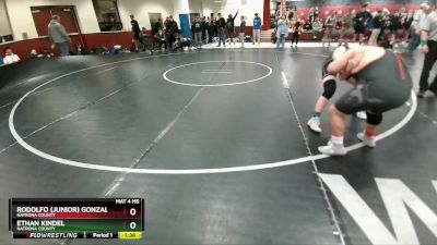 215 lbs Cons. Round 5 - Rodolfo (Junior) Gonzalez, Natrona County vs Ethan Kindel, Natrona County