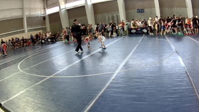 45 lbs Quarters - Diego Flores, Wyoming vs Oaken Lorance, Utah