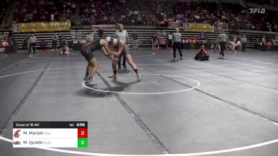 155 lbs Consi Of 16 #2 - Marie Marbet, Washington State (W) vs Mia Iguado, Ottawa - Arizona (W)