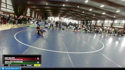 95+ Semifinal - Braunx McKenzie, Westlake vs Asi Valeti, Champions Wrestling Club