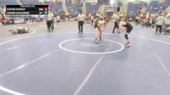 150 lbs Quarterfinal - Caycen Scholz, Bennett WC vs Loomis Alexander, No Team