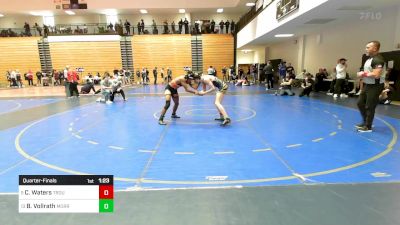 126 lbs Quarterfinal - Calvin Waters, Troup Wrestling vs Braylon Vollrath, Morris Fitness Wrestling Club