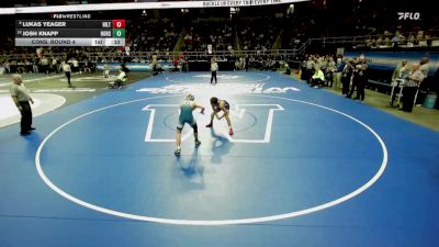 I-108 lbs Cons. Round 4 - Lukas Yeager, Hilton vs Josh Knapp, Horseheads