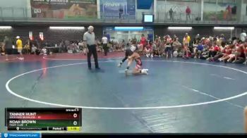 90 lbs Round 7 (8 Team) - Tanner Hunt, Backyard Brawlers vs Noah Brown, Fight Club