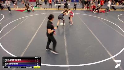 135 lbs Cons. Round 2 - Nina Sanfilippo, WI vs Elise Burkut, IL