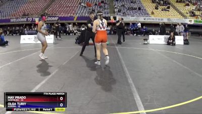 160 lbs Placement Matches (16 Team) - Antonia Phillips, Aurora vs Rachel Schauer, Wartburg