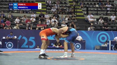 65 kg 1/4 Final - Gourav Punia, India vs Arseni Kikiniou, United States