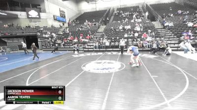 147 lbs Cons. Round 3 - Jackson Mower, Copper Hills vs Aaron Yeates, Layton