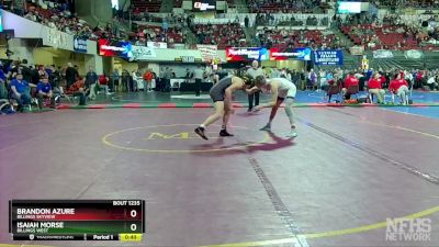 AA - 152 lbs Cons. Round 2 - Isaiah Morse, Billings West vs Brandon Azure, Billings Skyview