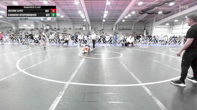 85 lbs Rr Rnd 1 - Jacob Lutz, Mat Warriors PWC vs Carson Stephenson, Grit Mat Club Red